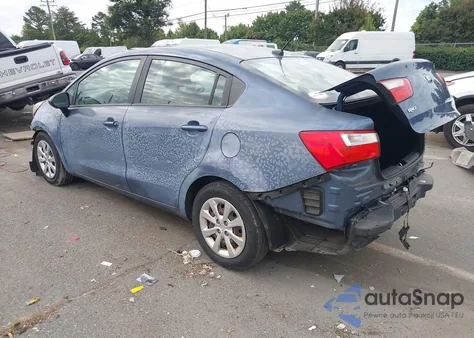 2016 Kia Rio Lx из США, поврежденный, VIN KNADM4A39G6563512